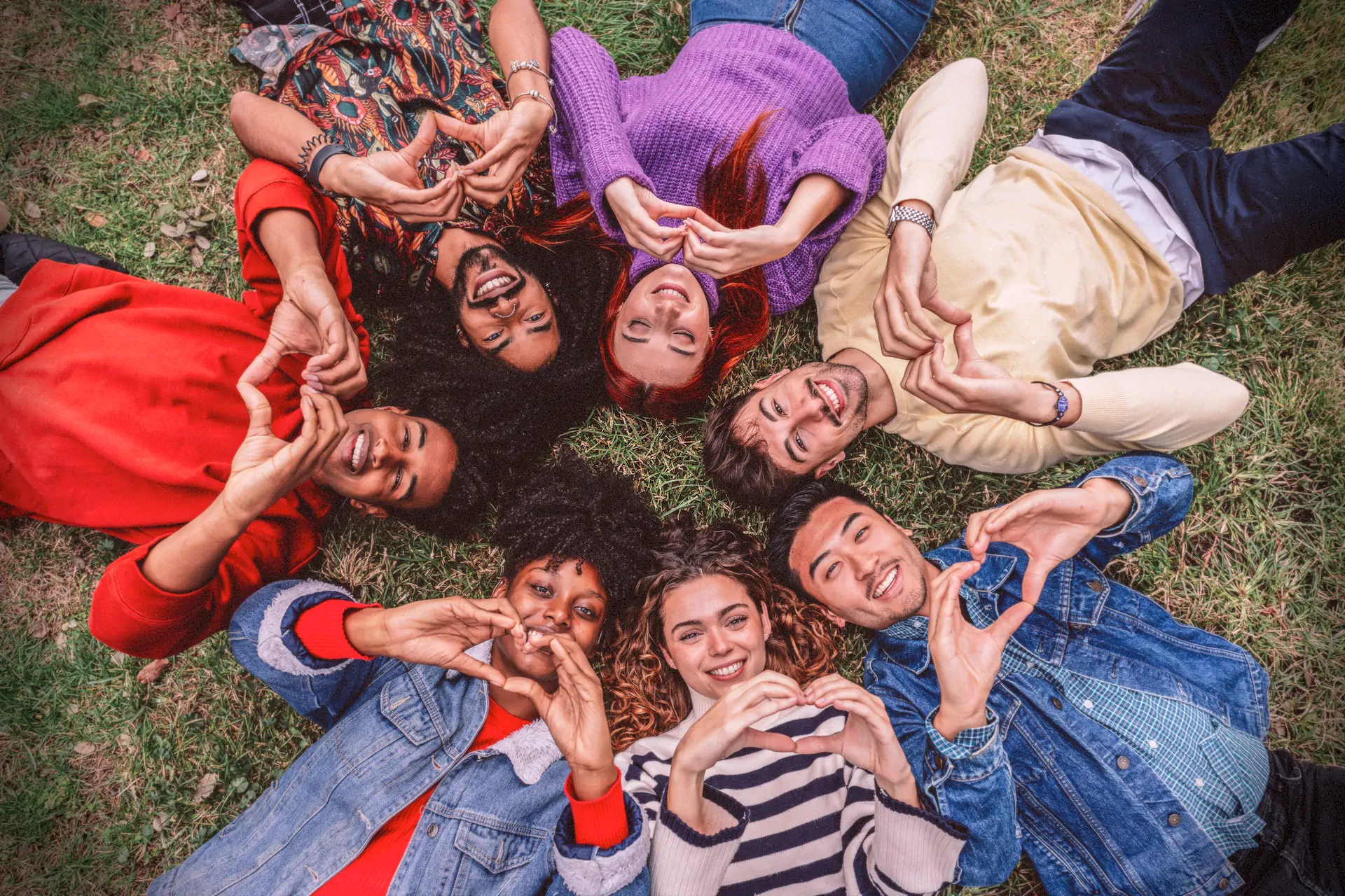 Youth leadership heart shapes hopenetwork